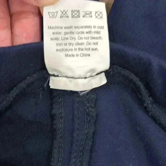 HR Farm Equestrian Riding Pants Girls SZ 10 Navy/Blue 65% Cotton,25%polyester - Picture 10 of 11